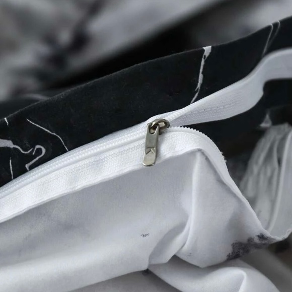 Bedding cover black & white reversible - Picture 2 of 4